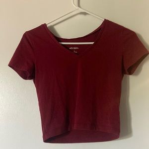 wild fable v-neck crop top